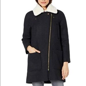 Madewell Eldridge Zip Coat in Insuluxe Fabric